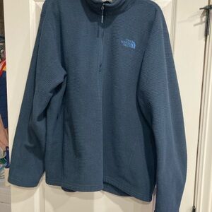 The North Face Dark Blue Textured Fleece